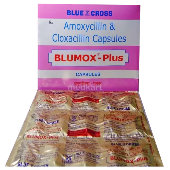 blumox plus capsule 15's